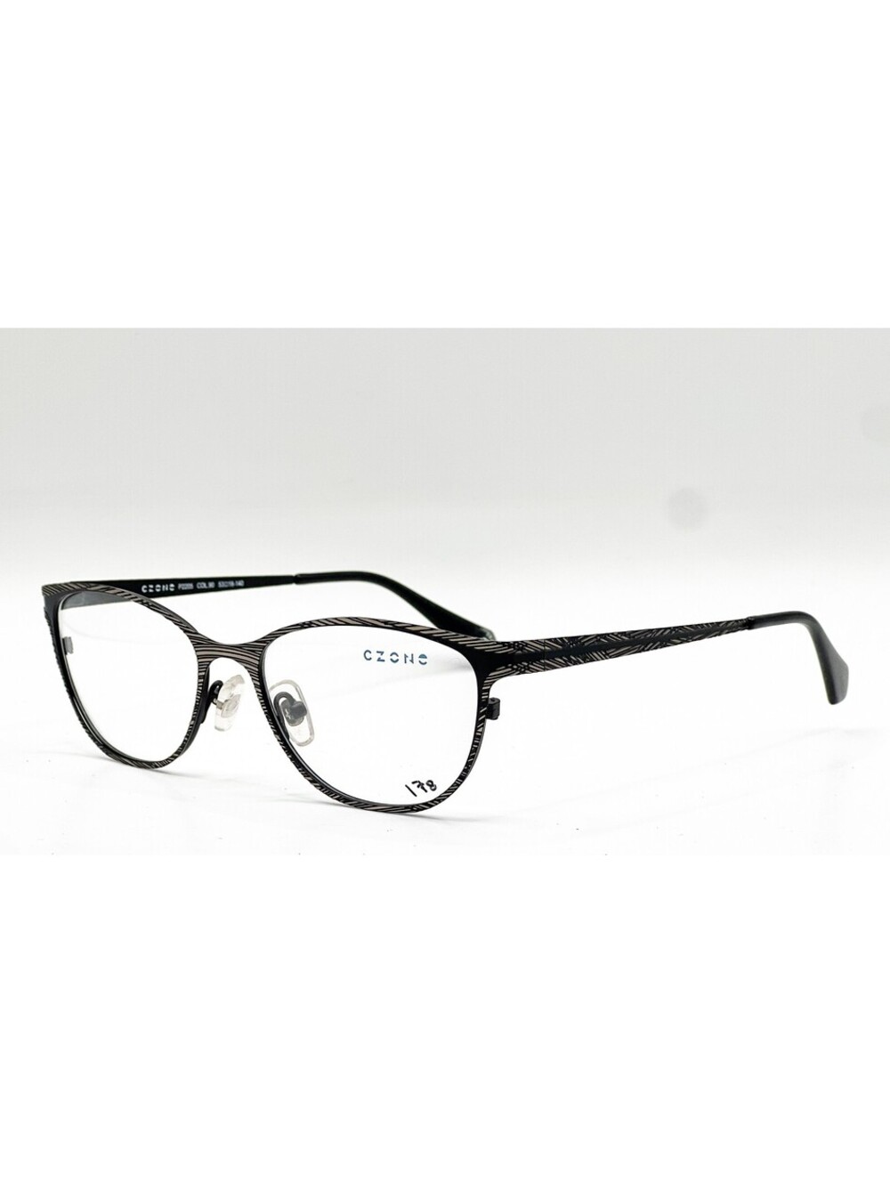 Czone P2205 Col 90 Black/Gold Authentic Eyeglasses 53-18-140